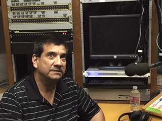 Our CEO Pete Benavidez at UCR radio station on campus.